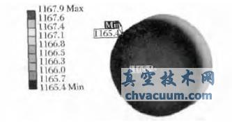 陰極溫度分布圖