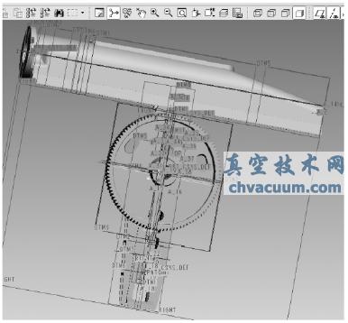 導桿機構(gòu)的CAD 模型